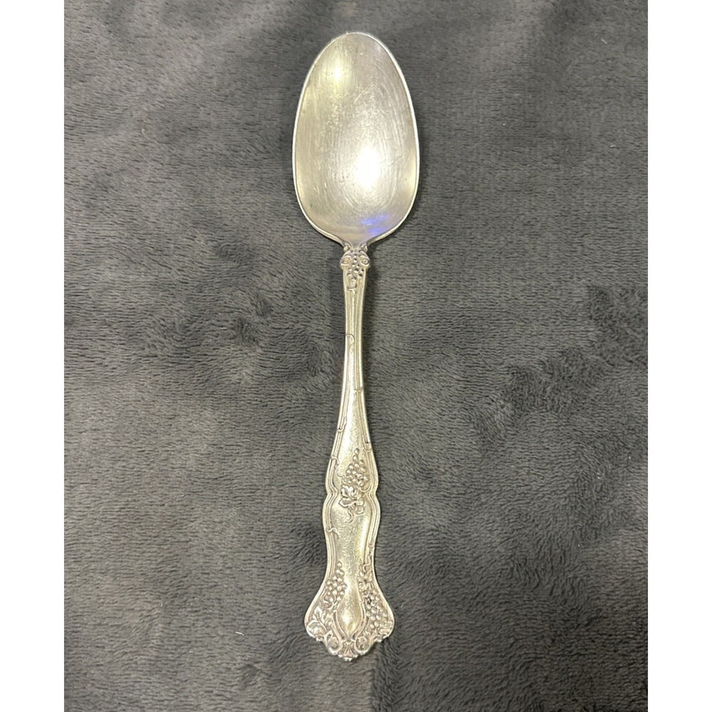 VTG Rodgers Bros Silverplate Grape Tablespoon serving spoon 1847 XS Triple
